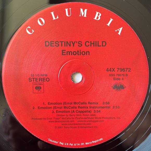 Destiny’s Child - “Emotions” 2x Vinyl Maxi Single - Picture 7 of 7